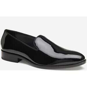 Johnston & Murphy Gavney Slip-On Loafer in Black Patent size 10.5